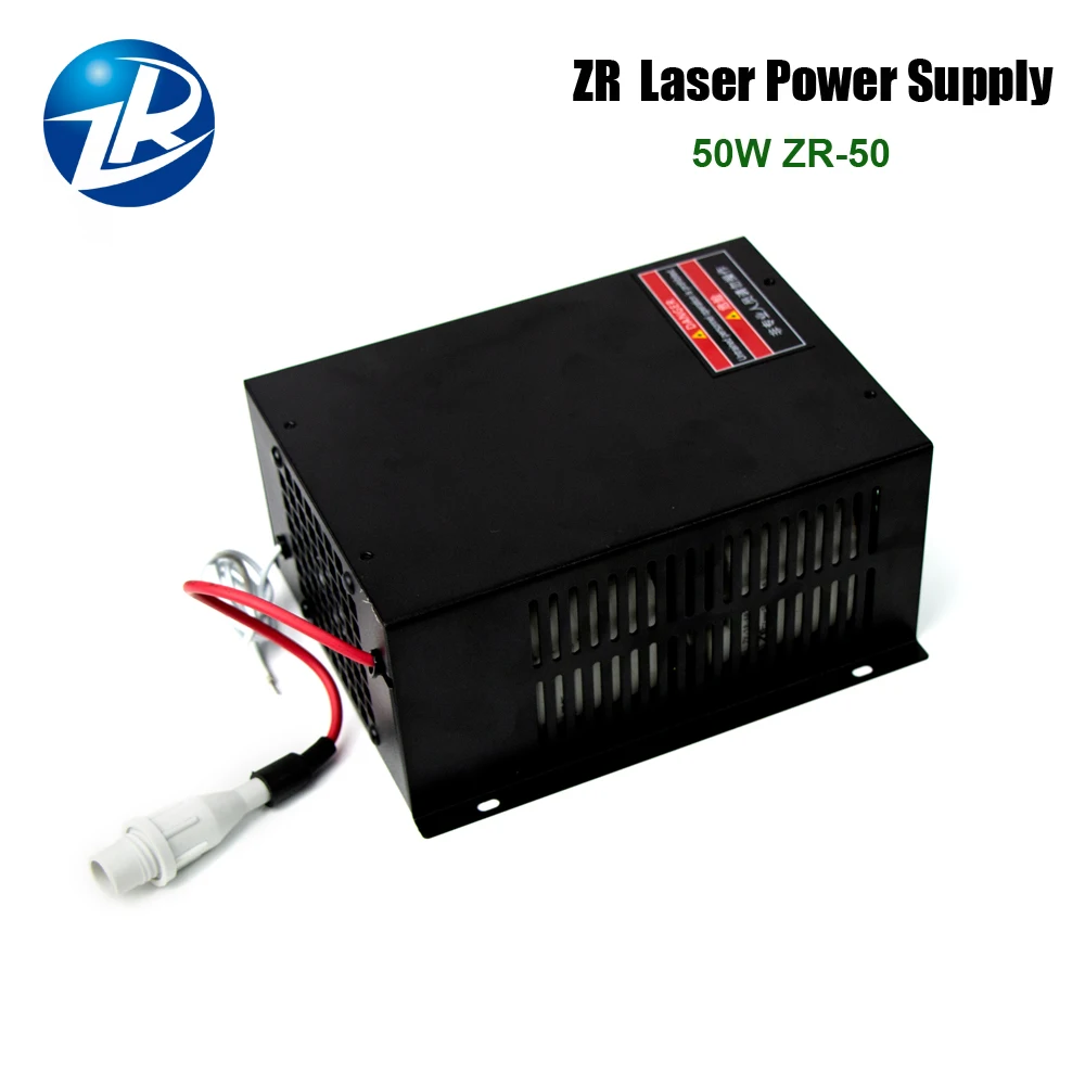 

ZR-50 50W Co2 Laser Power Supply 50W For Laser Engraving Machine