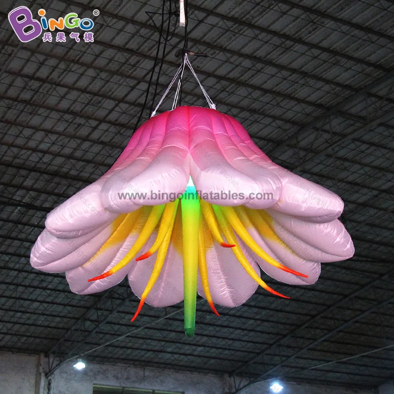 EXQUISITE CRAFT 2mH Giant Inflatable Flower Model for Exhibition or Party Decorative / Customizated Inflatable Flower Toy