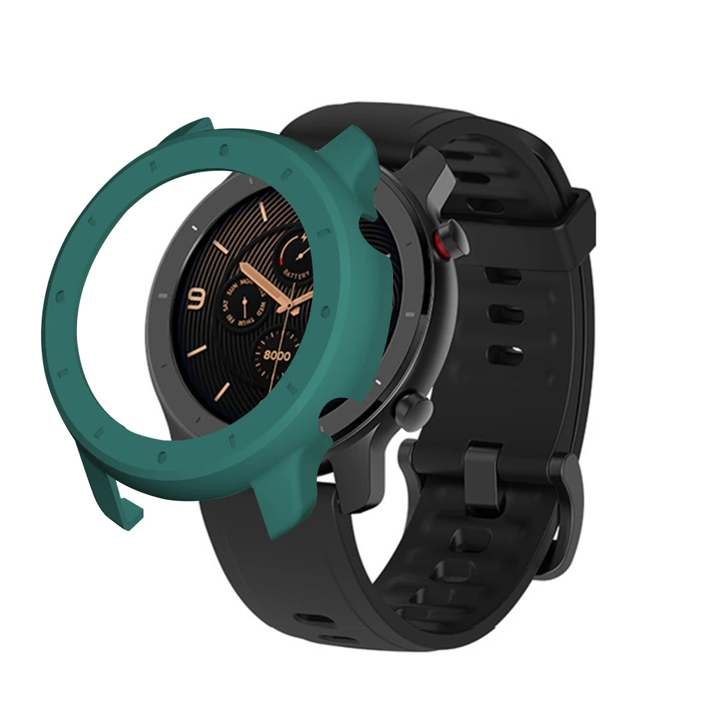 Caso protetor para xiaomi amazfit gtr 42mm casos de relógio pc nova capa escudo quadro protetor para huami amazfit gtr 42mm acessórios