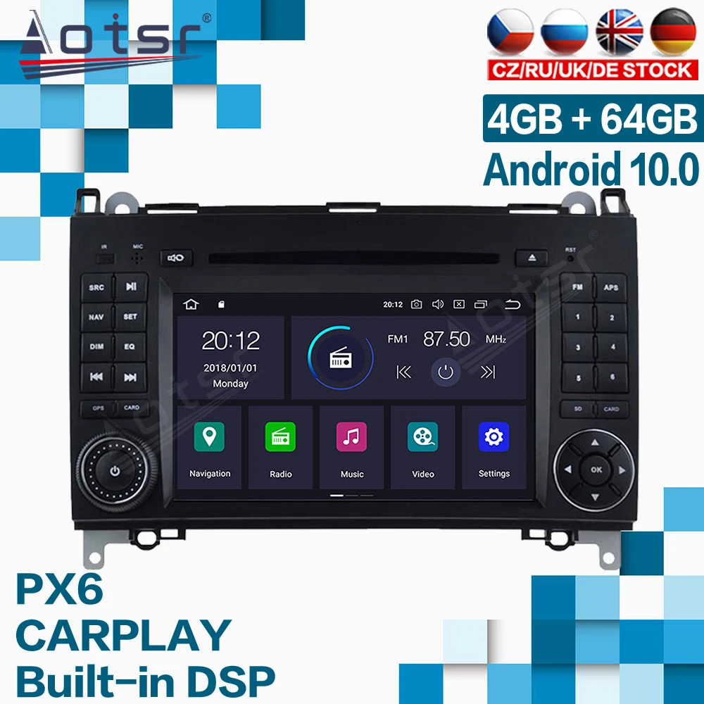 

Aostr Android Car Radio For Mercedes Benz B200 B-class W245 B170 W169 With Car Multimedia DVD Player Auto Stereo GPS Head Unit