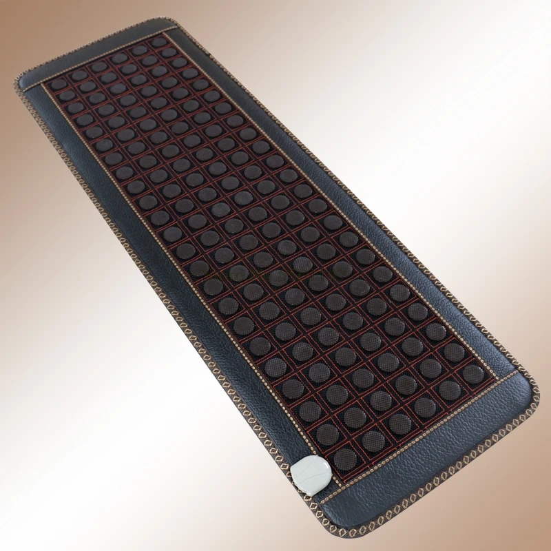 Electric Heated Jade Germanium Stone Massage Mattress Natural Jade bed Tourmaline Stones Sofa Pad Infrared Heating Mat view 3