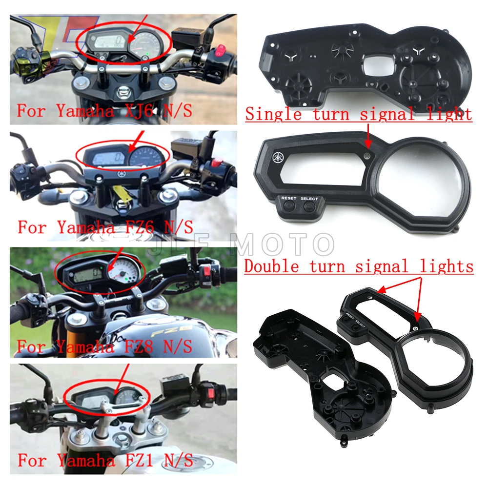 Suitable for Yamaha FZ1 FZ1N FZ6 FZ6N XJ6 N/S FZ8 N/S Motorcycle Dashboard Cover Shell Accessories Single And Double Turn Signal