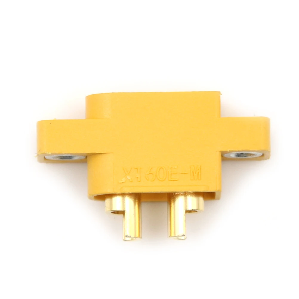 Yellow XT60E-M Mountable XT60 Male Plug Connector For RC Models Multicopter Fixed Board DIY Spare Part Remote Control Toy Parts