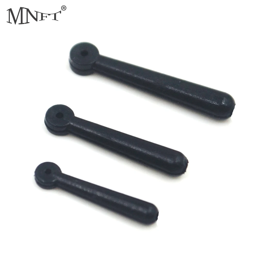 MNFT 100Pcs Fishing Bobber Foot Seat Holder Rotation Drift Float Seats Black Rubber Float Connector Fishing Tackle