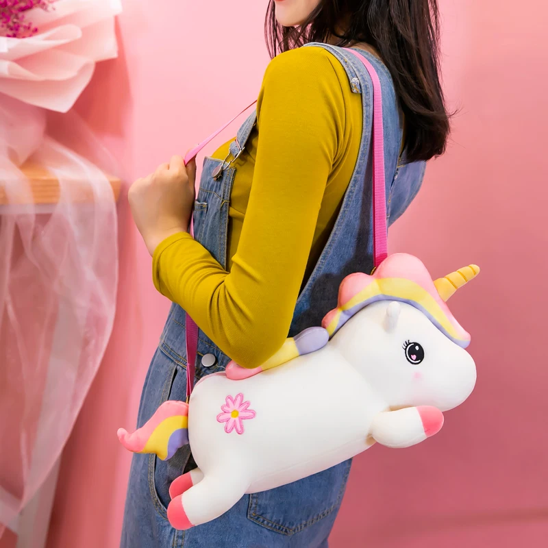 40cm Unicorn Bag Plush Unicorns Toy Backpack Toys For Girls Kids Birthday Gift Cute Backpacks Birthday Gifts For Childrens