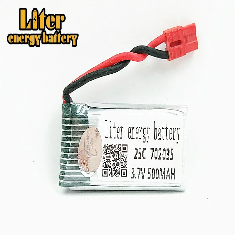 Батарея для SYMA X5A-1 X15 X15C X15W Quadcopter RC вертолет Запчасти HM 3,7 V 500mah 702035 Lipo батарея