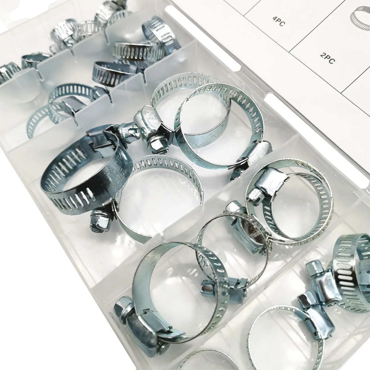 26Pc Rubber Slangklem Set Rubber Slangklem Staal Slang Slangklem