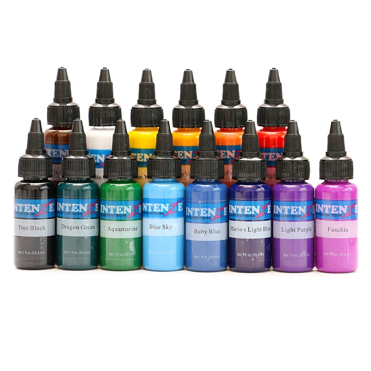 

30ml/ bottle tattoo ink set Microblading permanent makeup art pigment 14 PCS cosmetic tattoo paint for eyebrow eyeliner lip body