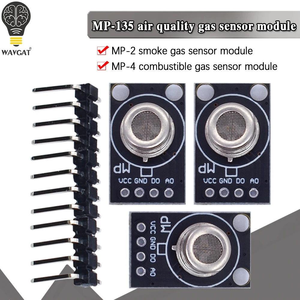 MP-135 MP503 air quality detection gas sensor module MP-4 harmful，detection,methane,Natural,methane,liquefied MP-2 flammable gas