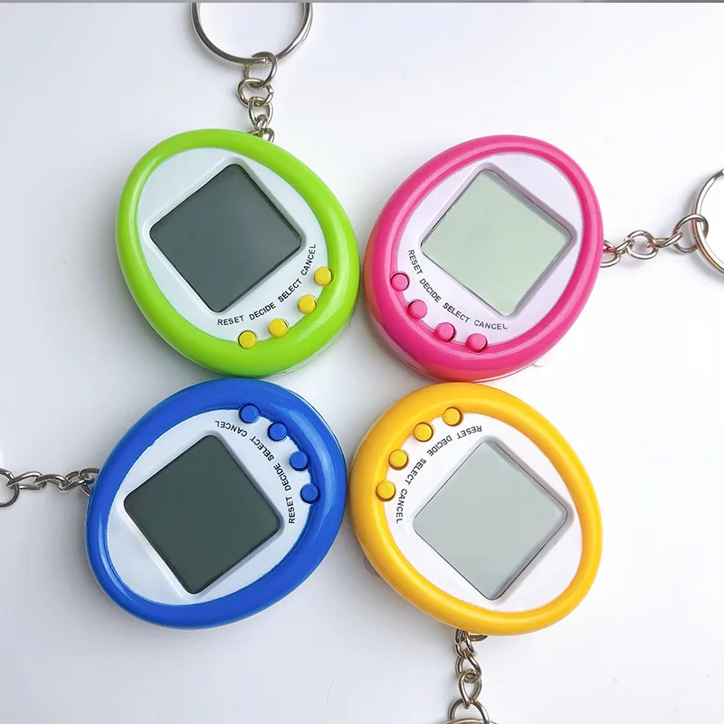 Porte-clé électronique tamagotchi 90S, 49 animaux en un, jeu d'élevage d'animaux virtuel, cyberjouet pour enfants, cadeau