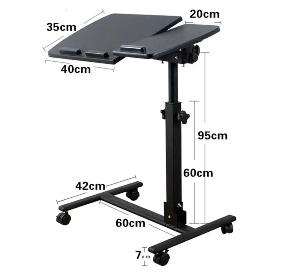 

Mordern Design Desktop Rotatable Foldable Height Adjustable Bed Side Folding Table For Laptop Desk Computer Notebook Stand Tray