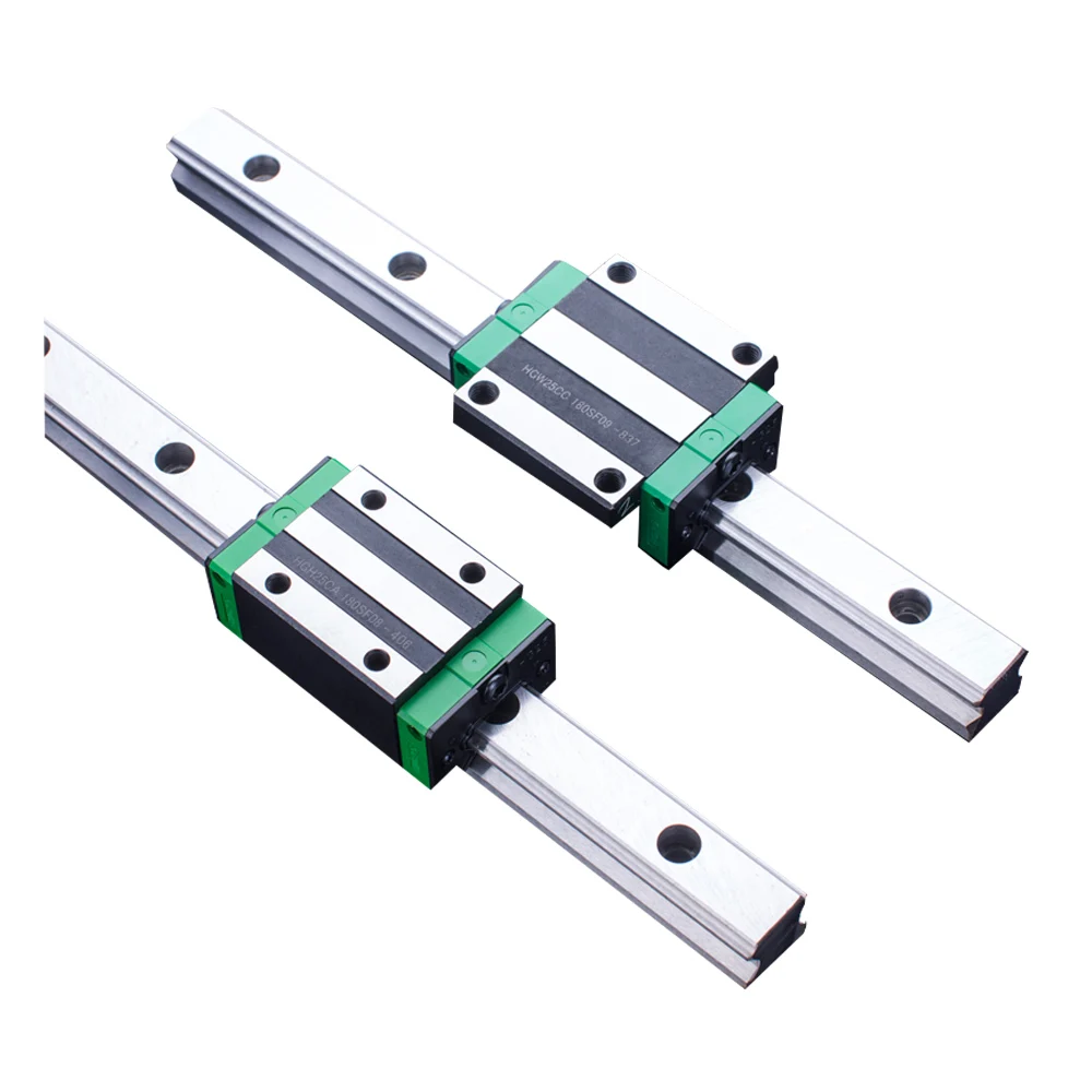 1 PCS Square Rail Track Linear Guide Heavy Duty Slide Slide Block Slider HGH/HGW 15/20/25/30/35 CA/HA  (sold separately)