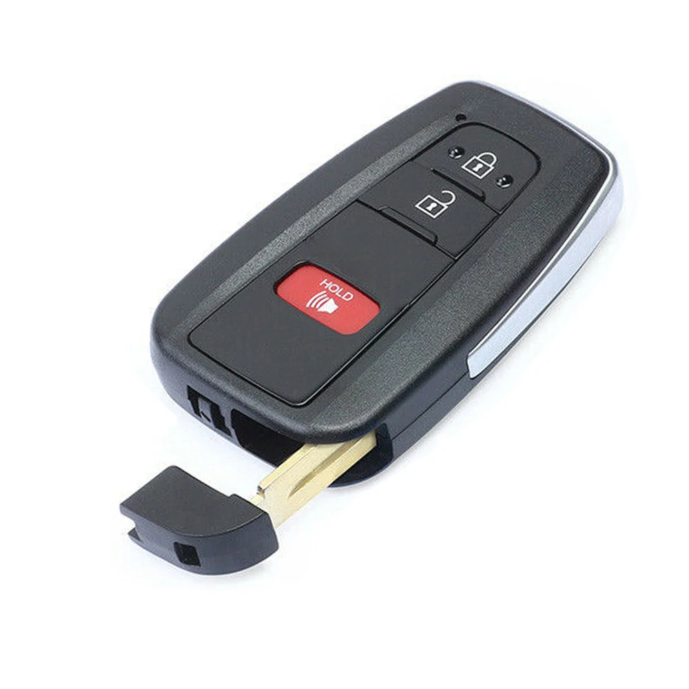 Keyecu MOZBR1ET BR1ET 61E206-0010, 89904-F4020 3 Buttons 314.3MHz 8A Chip Smart Remote Car Key Fob for Toyota CHR C-HR 2018 2019