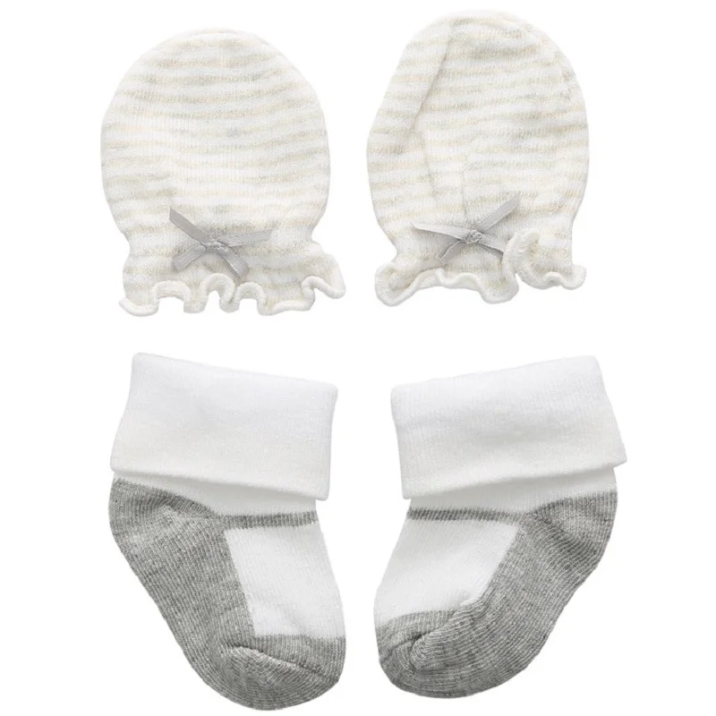 

Baby Infant Sock And Mitten Set For Newborn