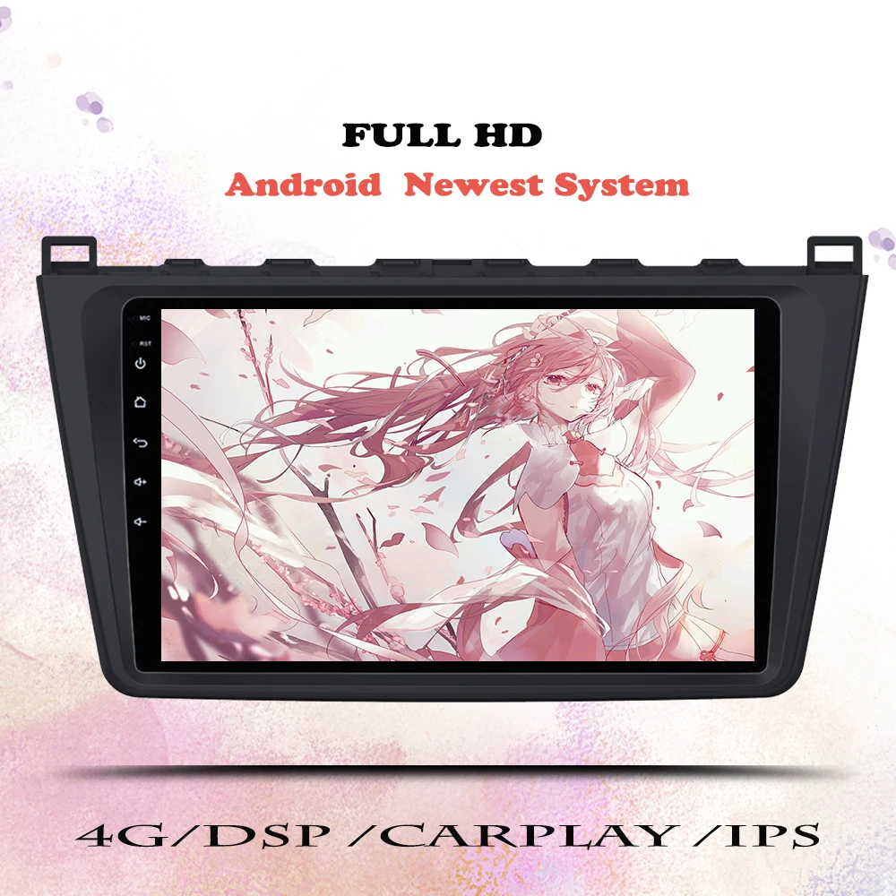 Android 13.0 Car Radio For Mazda 6 Rui wing 2007 - 2012 Multimedia Video Player 2 din Navigation GPS Stereo DVD Head unit