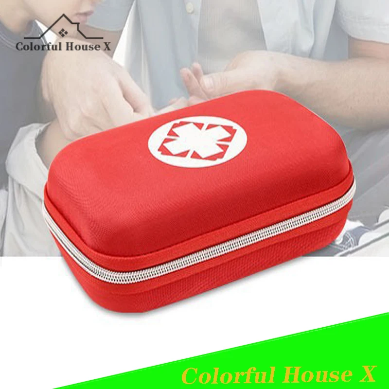 

Outdoor Camping EVA Anti-Epidemic Bag Car Pressure-Proof Medical Kit Emergency First Aid Kit Waterproof Medical Storage Bag Red