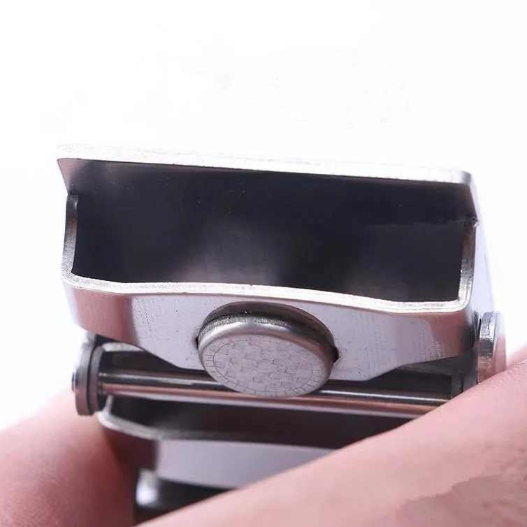 38mmHigh grade DIY belt buckle Stainless steel Business casual Prevent allergies belt buckle For Men\'s Belt automatic Belt Le