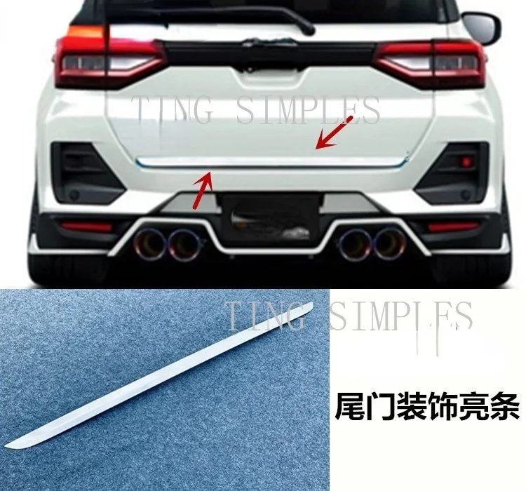 Car ABS Chrome Sticker for Toyota Raize A200A/210A 2019 2020 2021 Car Door Trim Automobiles Exterior Parts Protective Covers