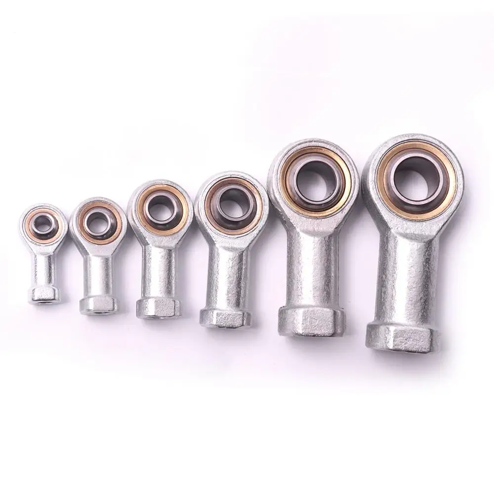 Fêmea Direita Rosca Rolamento de esferas, Olho de Peixe Rod End Joint Bearing, Ferramentas oscilantes, M6, M8, M10, M12, M16, M18, 1Pc