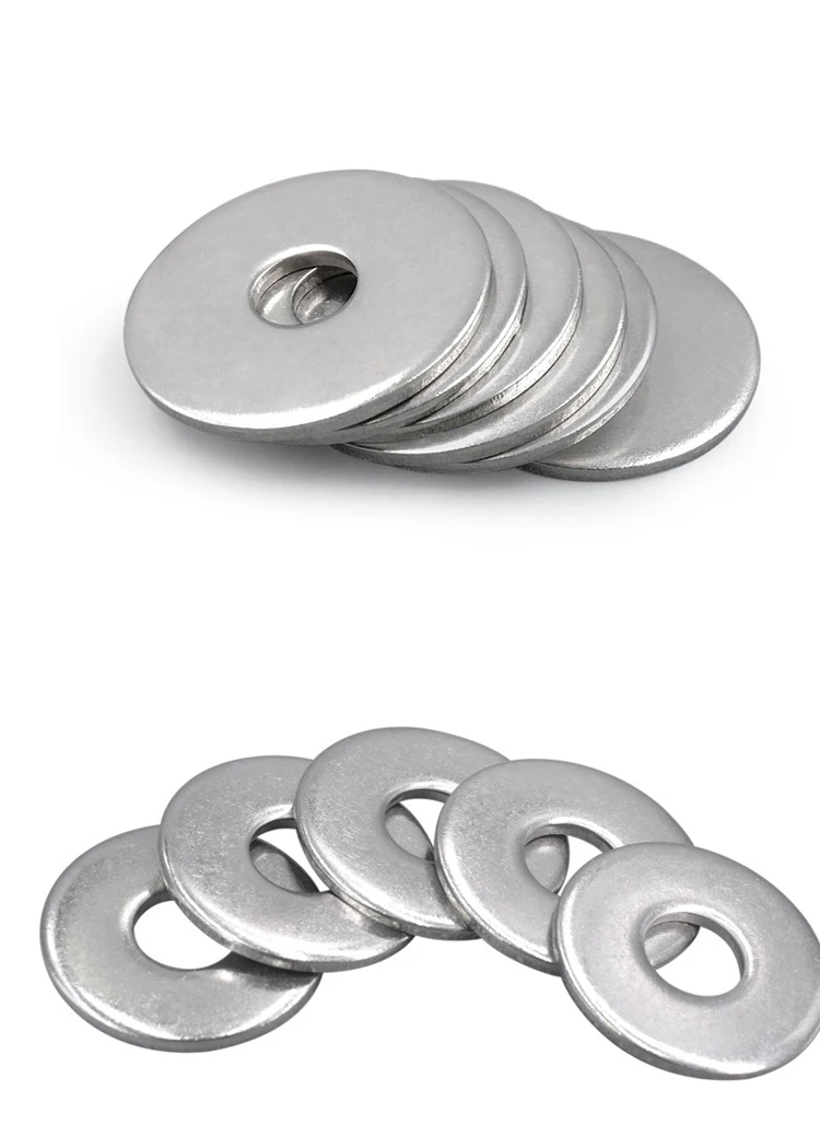 2/50X M2.5 M3 M3.5 M4 M5 M6 M8 M10 M12 M14 M16 A2-70 304 Edelstahl Übergroße Flache Unterlegscheiben, Einfache Dichtungen – Detail 29