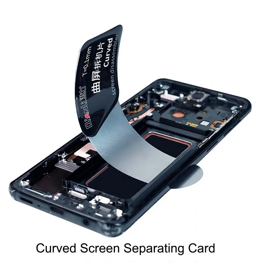 Qianli Ultra Dunne Pry Spudger Disassembler Kaart Gewijd Voor Gebogen Screen Mobiele Telefoon Screen Frame Scheiden Tool