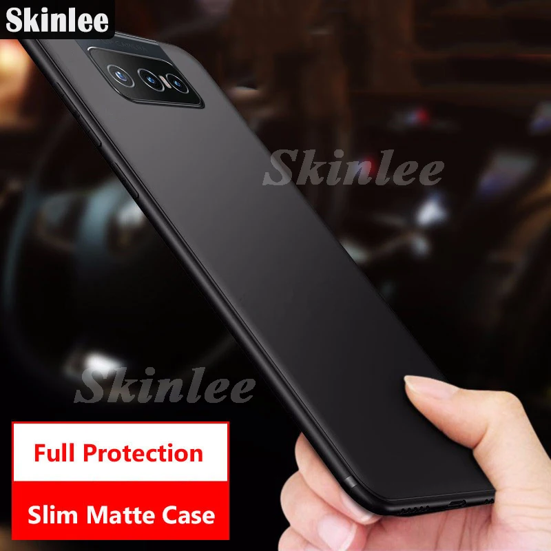 

Skinlee Case For Zenfone 8 Flip Full Protection Soft Silicone Matte Cover For ASUS Zenfone 7 Shockproof Case