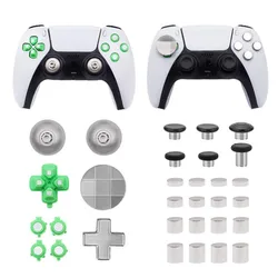 For Playstation 5 PS5 Controller 31 in 1 Magnetic Button Kit Thumbsticks Dpads, Aluminium Thumbstick Joystick Adjustable Height