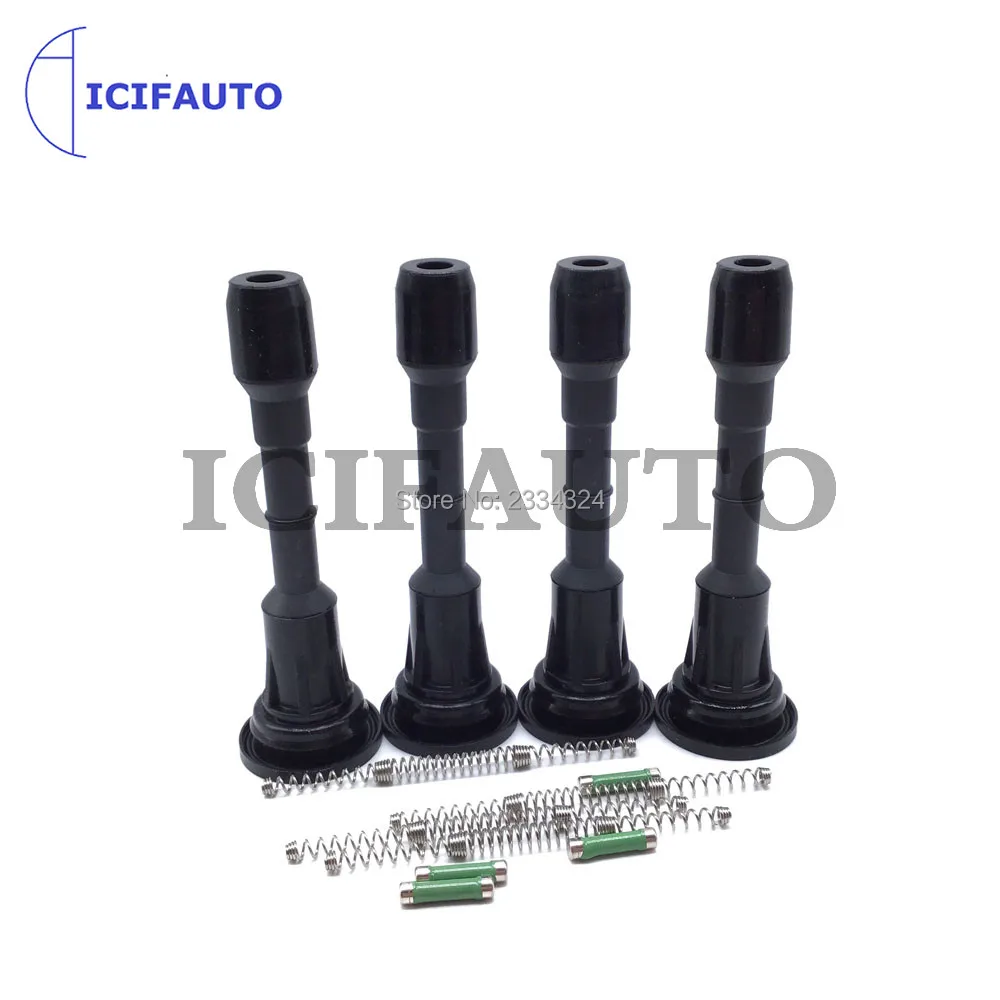 Ignition Coils Rubber Boot Pack With Spring For for Infiniti FX35 EX35 G25 JX35 Nissan Maxima Murano Pathfinder 350Z 22448-JA11C