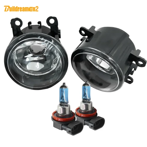 2 X luz antiniebla halógena para Peugeot 207 301 308 307 3008 407 408 607 2008 4007 4008 5008 Bipper Tepee lámpara antiniebla delantera de coche 12V