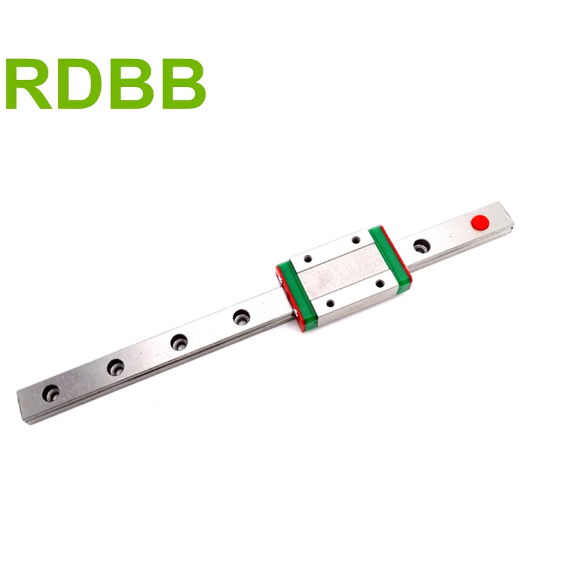 RDBB 3D Printer MGN12 MGN15 MGN9 MGN7  250 270 280 300 320 330 380 390 400 410 450 500 600 mm Miniature Linear Rail Linear Block