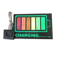 Christmas Carnival Glowing Panel Party Light Up Gift Sound  Activated Flashing El Panel For T-shirt