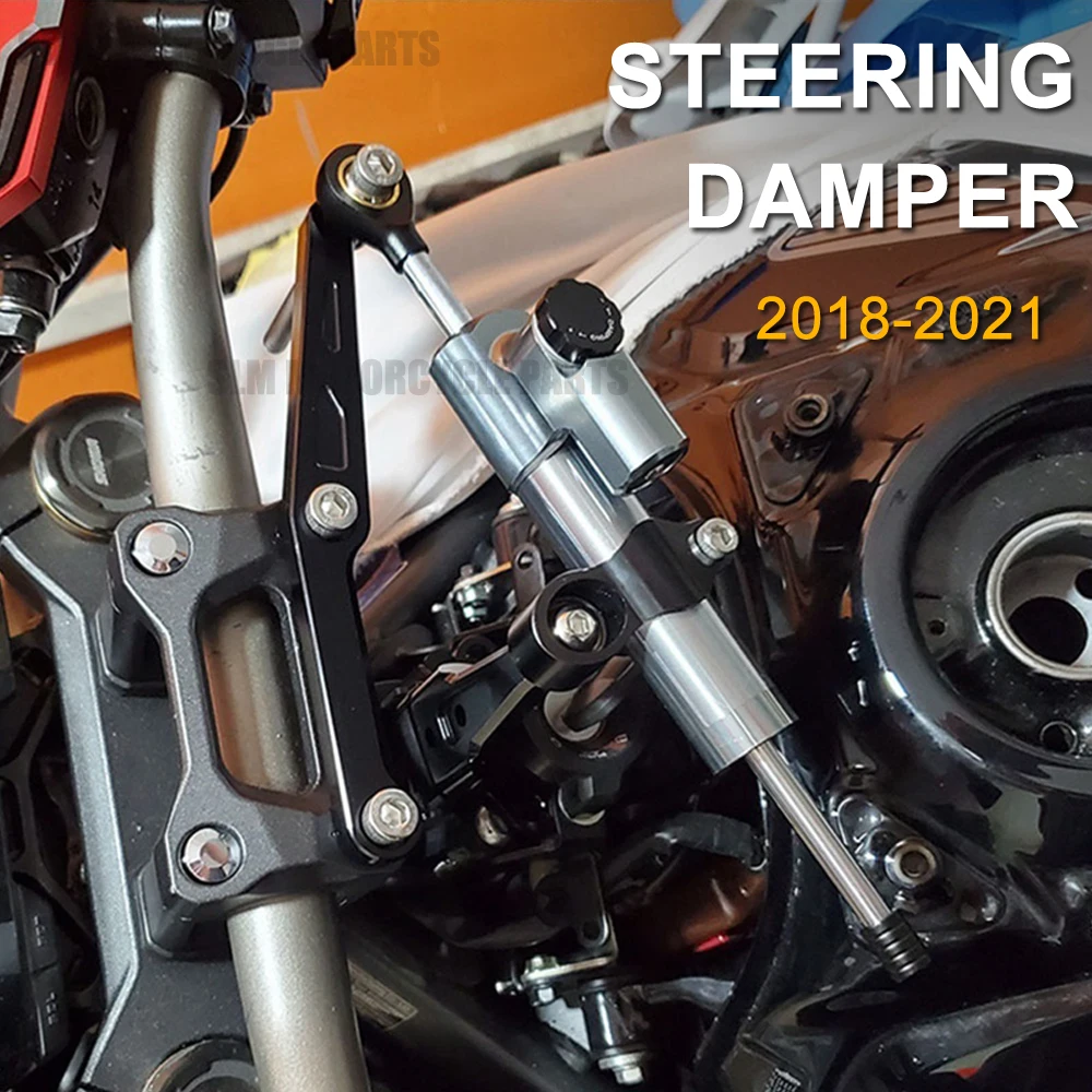 

Damper Kit For Honda CB650R CB 650 R 2018-2024 2023 2022 2021 2020 Motorcycle Steering Stabilizer Damper Mounting Bracket Kit