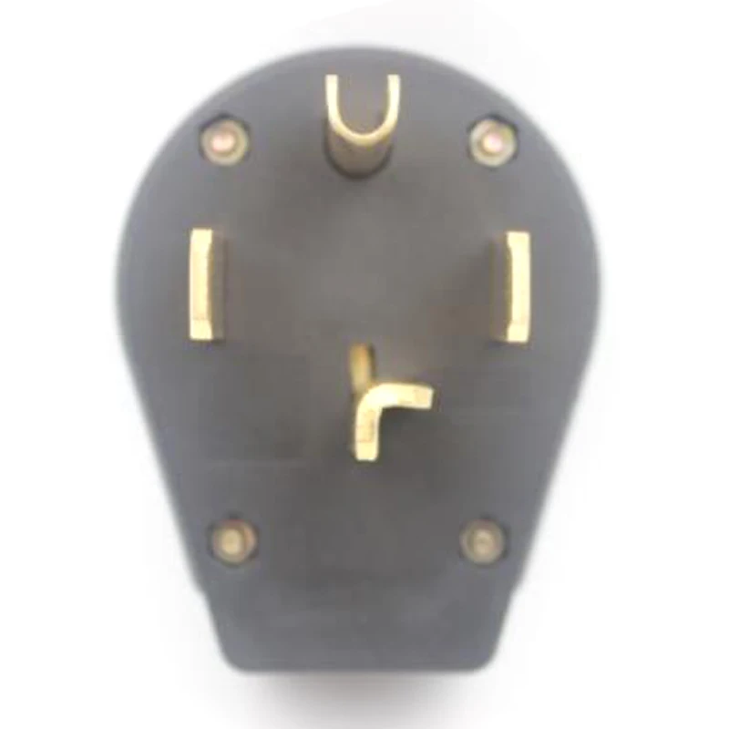 American Black 250V 30A Generator Anti-off Electric Plug NEMA 14-30P 14-30R Industrial Power Plug Socket Inline Wire Connector