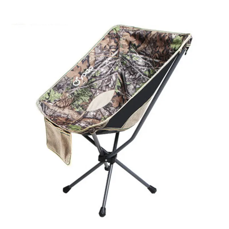 Portable Folding Chair Beach Seat Lightweight Camouflage Seat Hiking Fishing Picnic Barbecue Vocation Casual Camping Fishing