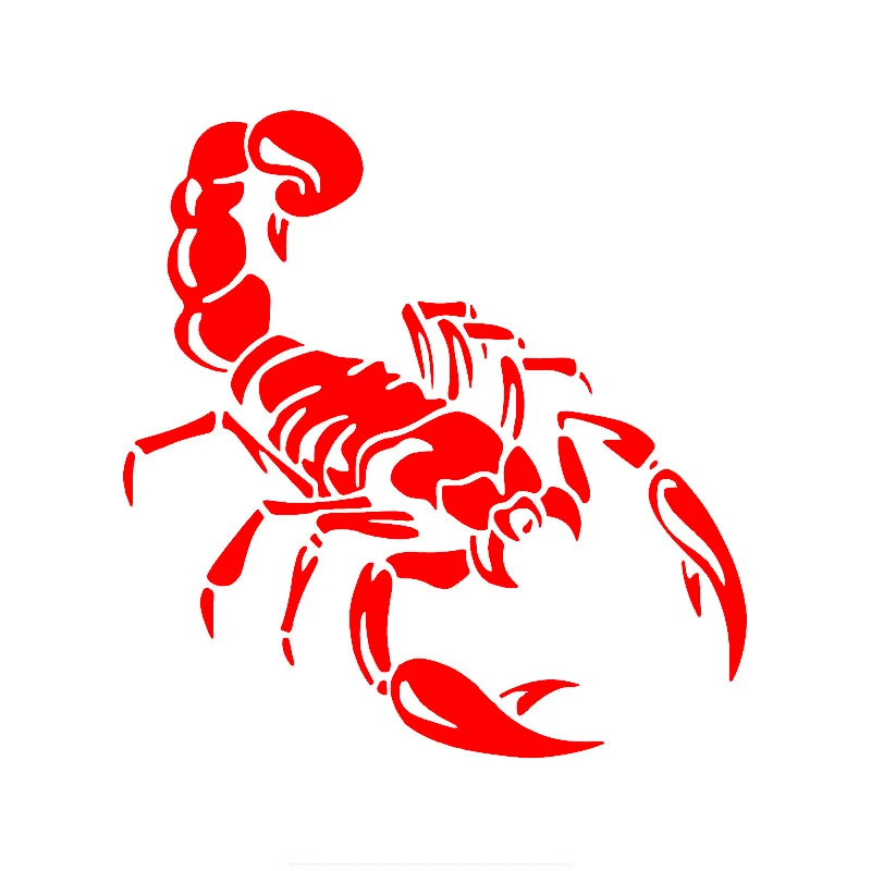 Funny Cute 3D Scorpion Car Sticker Automobiles Motorcycles Exterior Accessories Vinyl Decals for Honda Lada Bmw Audi Jeep Boat