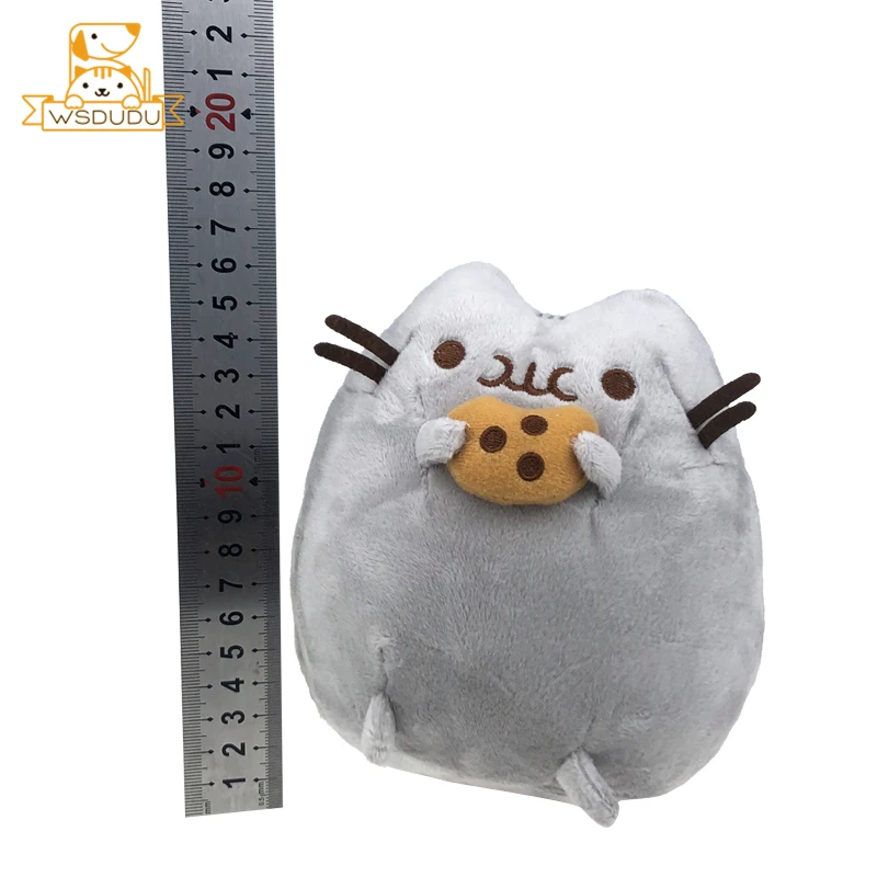 Kawaii Chubby Cat Cute Cartoon Fat Kitten Plush Stuffed Toys Soft Pillow Cookie Rainbow Animal Dolls Cuddly Decor Children Gifts