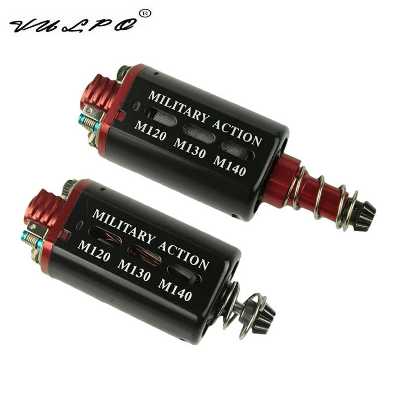 VULPO Heat Dissipation Type Metal Bottom Cover M140 High Speed Motor For Airsoft Ver.2/3 Gearbox Hunting Accessories