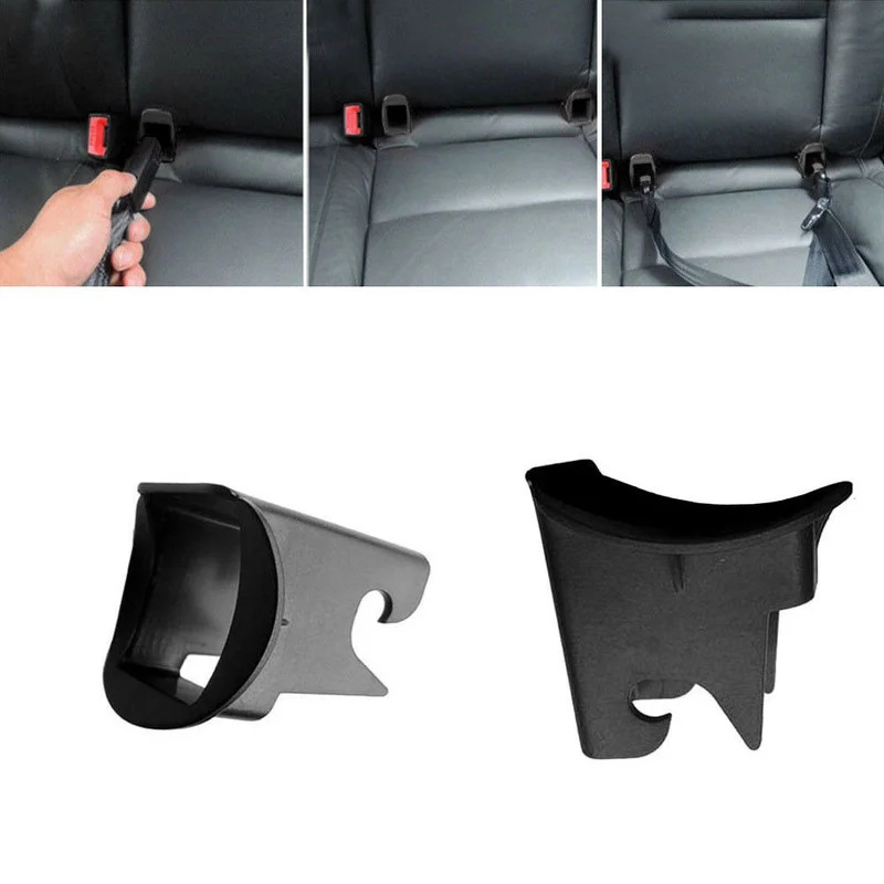 2pcs Plastic Car Tuning Baby Seat ISOFIX Latch Belt Connector Guide Groove Safety Security Protection Gadget Car Accessories