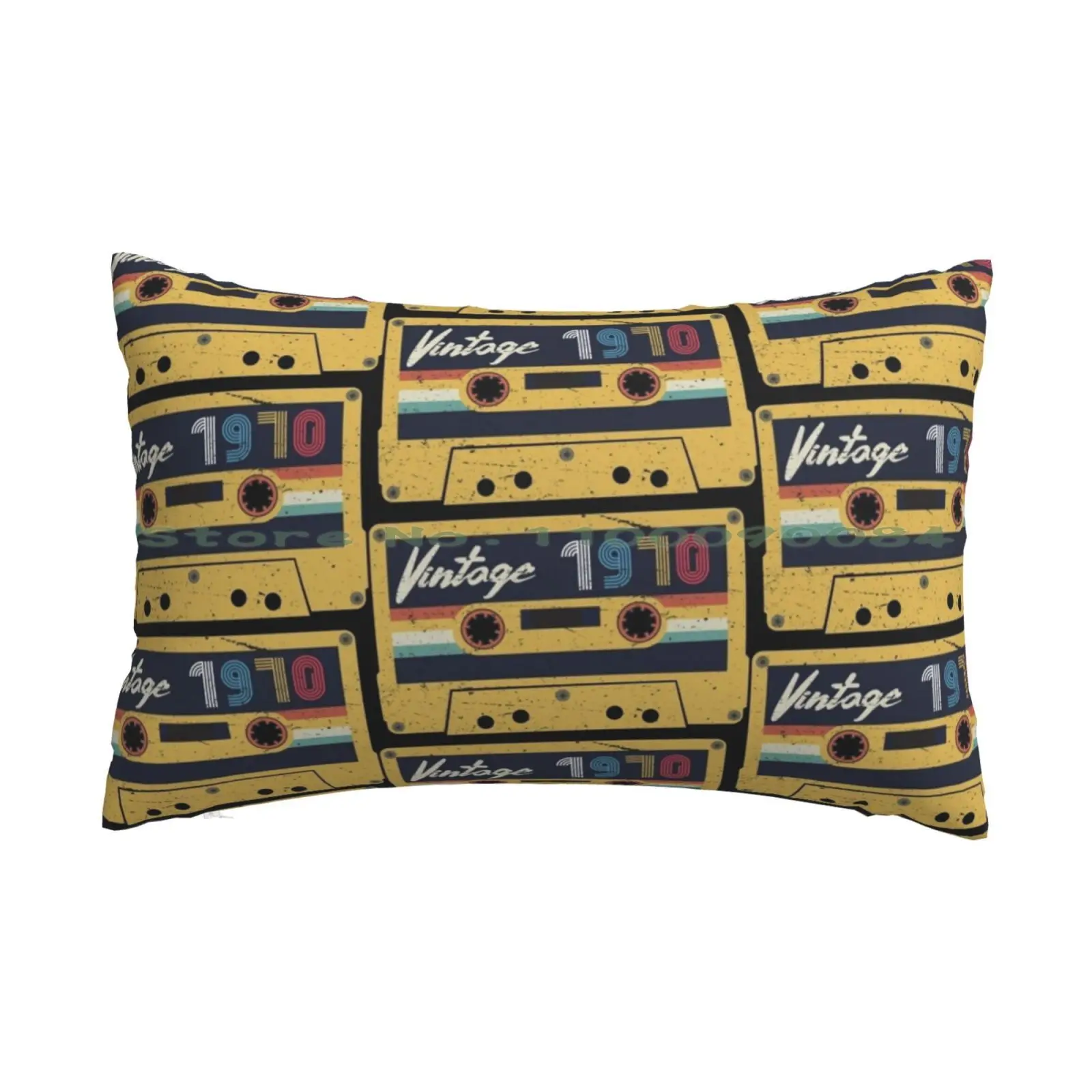 Never Forget Retro Vintage Cassette Tape Graphic Novelty Mens Pillow Case 20x30 50*75 Sofa Bedroom Music Epiphone Jackson