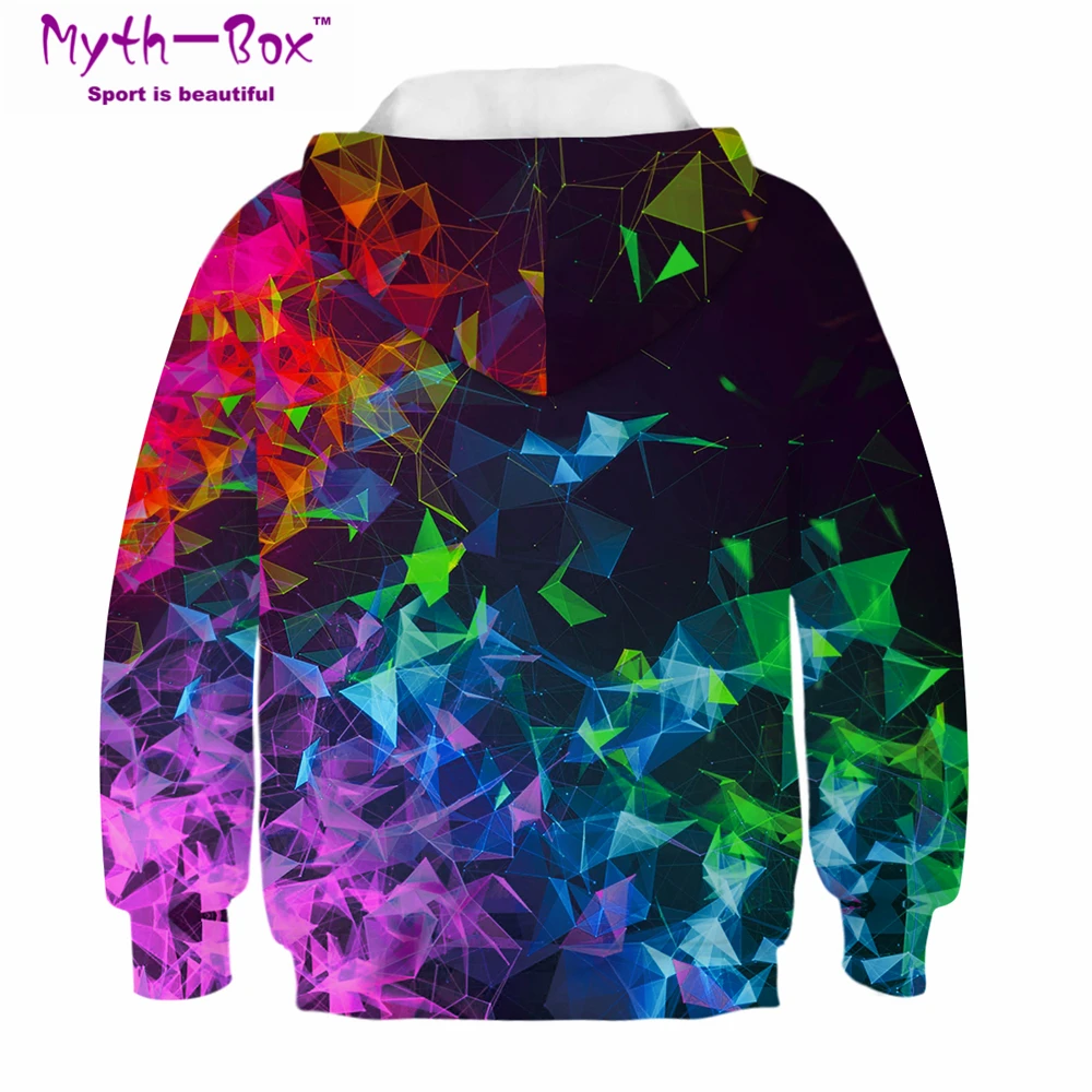 Autumn Winter Children's Hoodies Smoke Print Kids Sweatshirts Junior Child Tops Teens Pullover 5-14y Boy&Girl's Hooded Sweaters