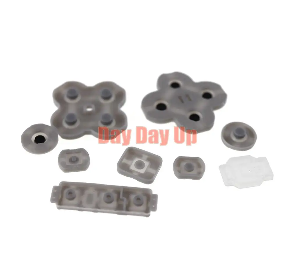 シリコンキーパッド,左,右ボタン,Nintendo Switch Lite用ラバーパッド,スペアパーツ,1セット