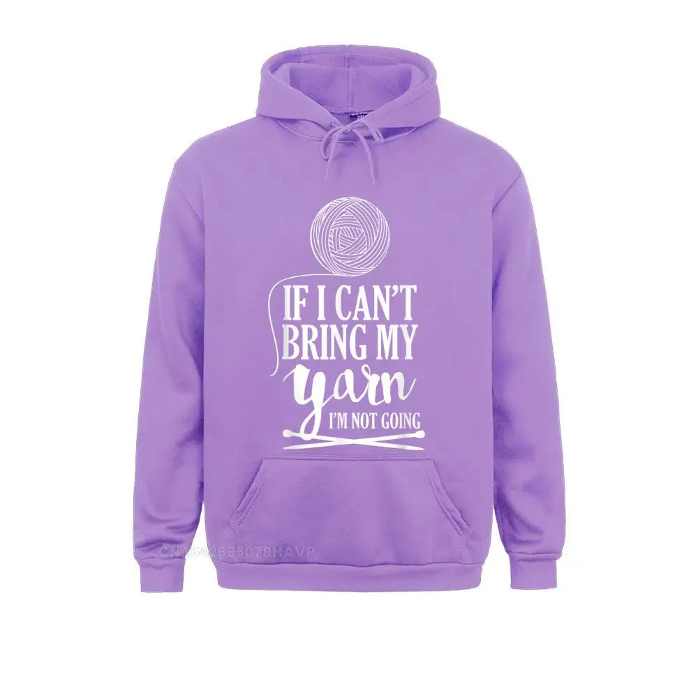 If I Can't Bring My Yarn I'm Not Going Funny Knitting Punk Summer Women Hoodies Clothes New Arrival Anime Sweater Sweatshirts