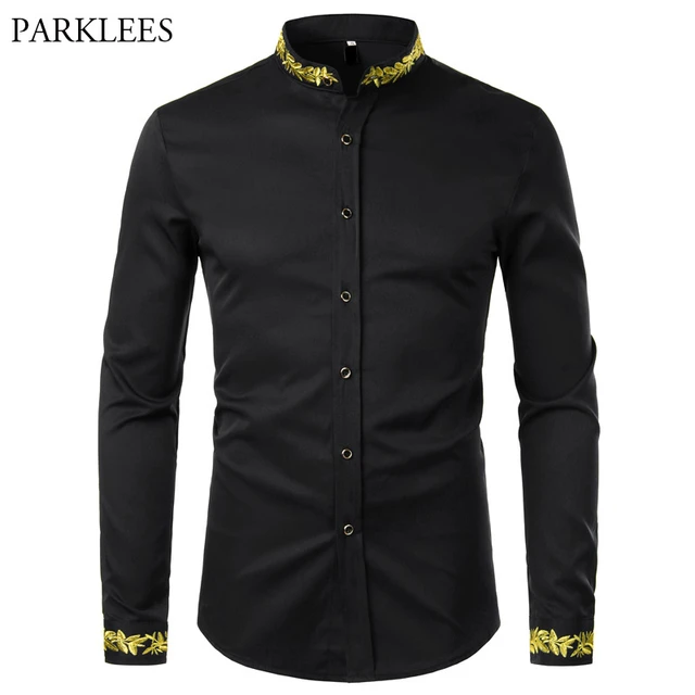 Chemise homme doré hotsell