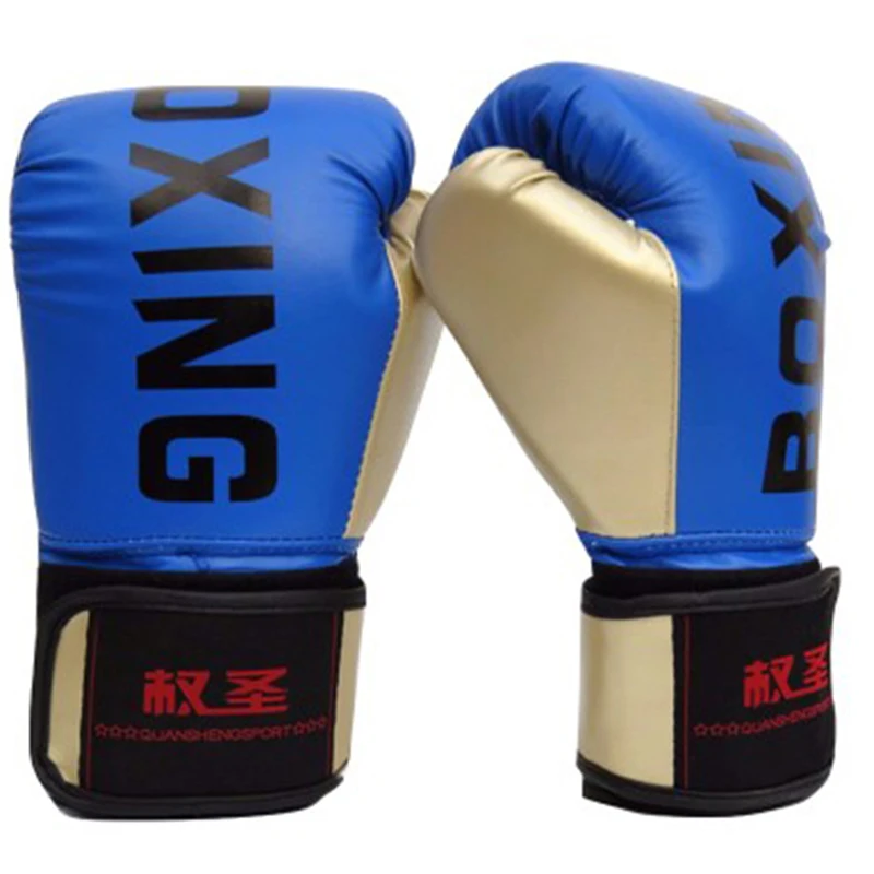 1 Pair Of Children/Adult Boxing Gloves PU Leather Breathable Sanda Taekwondo Boxing Training Professional Kids Durable Gloves