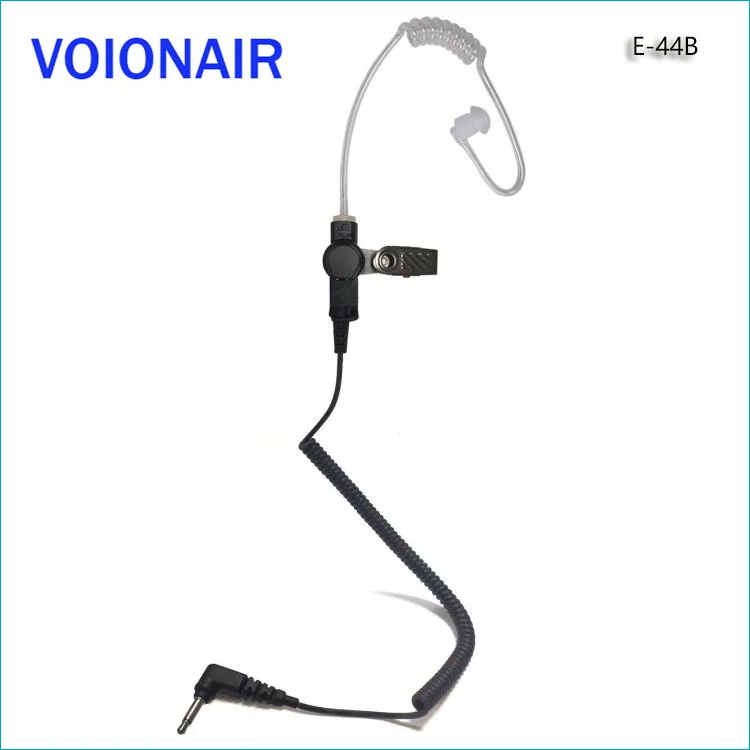 VOIONAIR 10pcs/lot 3.5mm Connector Listen Only Headset Earpiece with Acoustic Tube