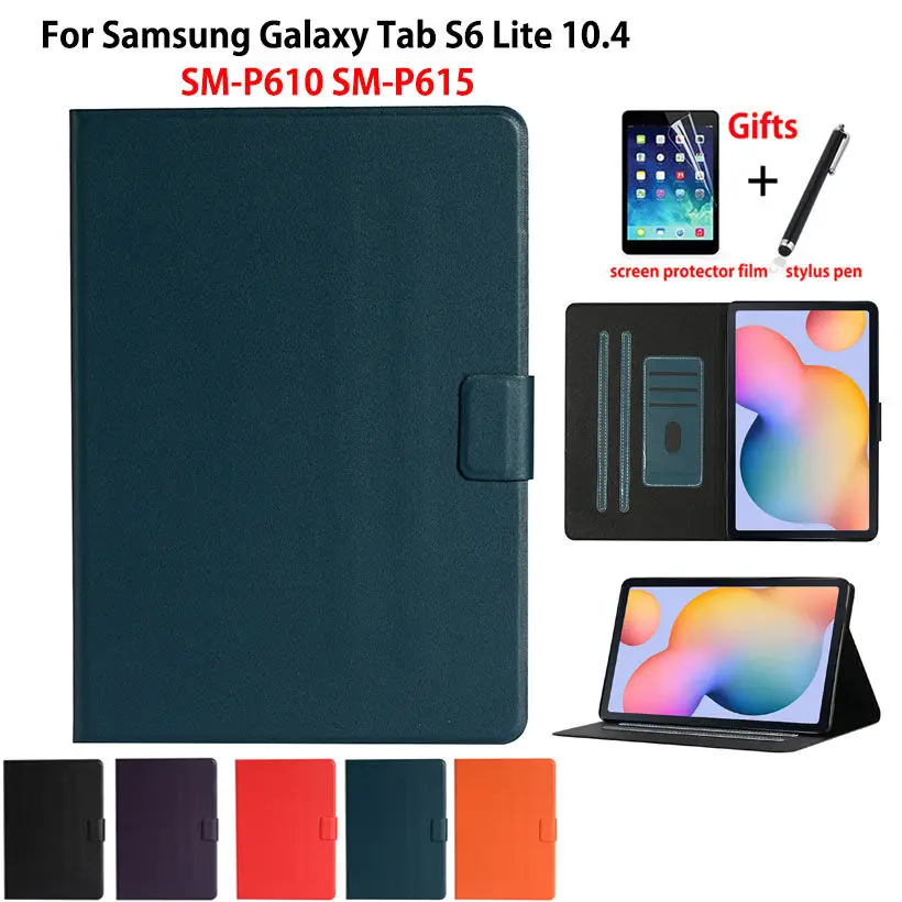 

Чехол для Samsung Galaxy Tab S6 Lite, 10,4 дюйма, 2020 дюйма, искусственная кожа