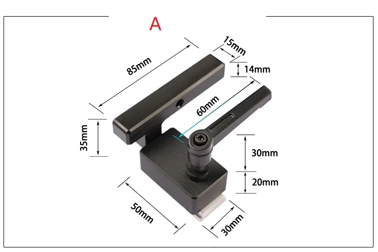 NEW 1Pcs Miter Track Stop for T-Slot T-Tracks Fixture Router Table Bandsaws Woodworking Tool