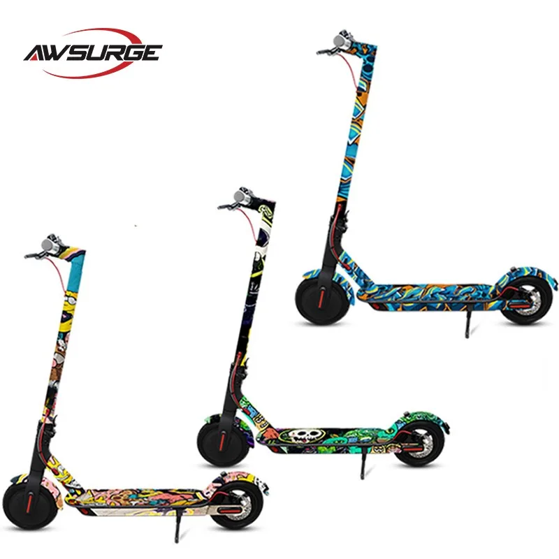 For XiaoMi M365 Pro2 Electric Scooter Personalized Stickers Fashion Vehicle DIY Modification Can Be Customized