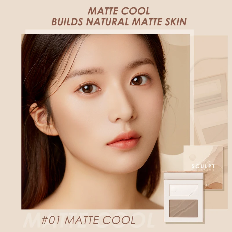 FOCALLURE Wholesale Highlighter Contouring palette For Face Beauty Makeup powder Bronzer shadow Palette
