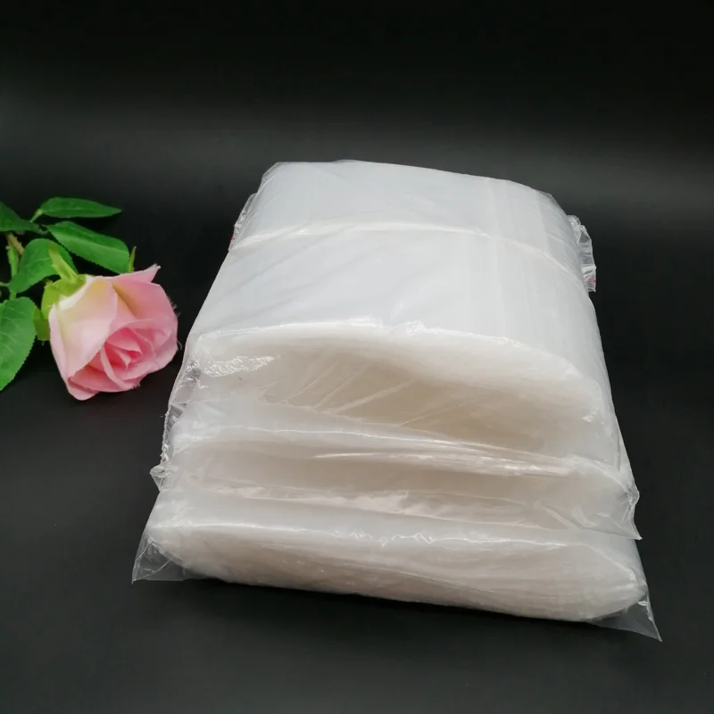 1000pcs PE Ziplock Bag White Plastic Bag Storage Bag for Travel Christmas Birthday Party Wedding Gift Packing Bag Clear Zip Lock